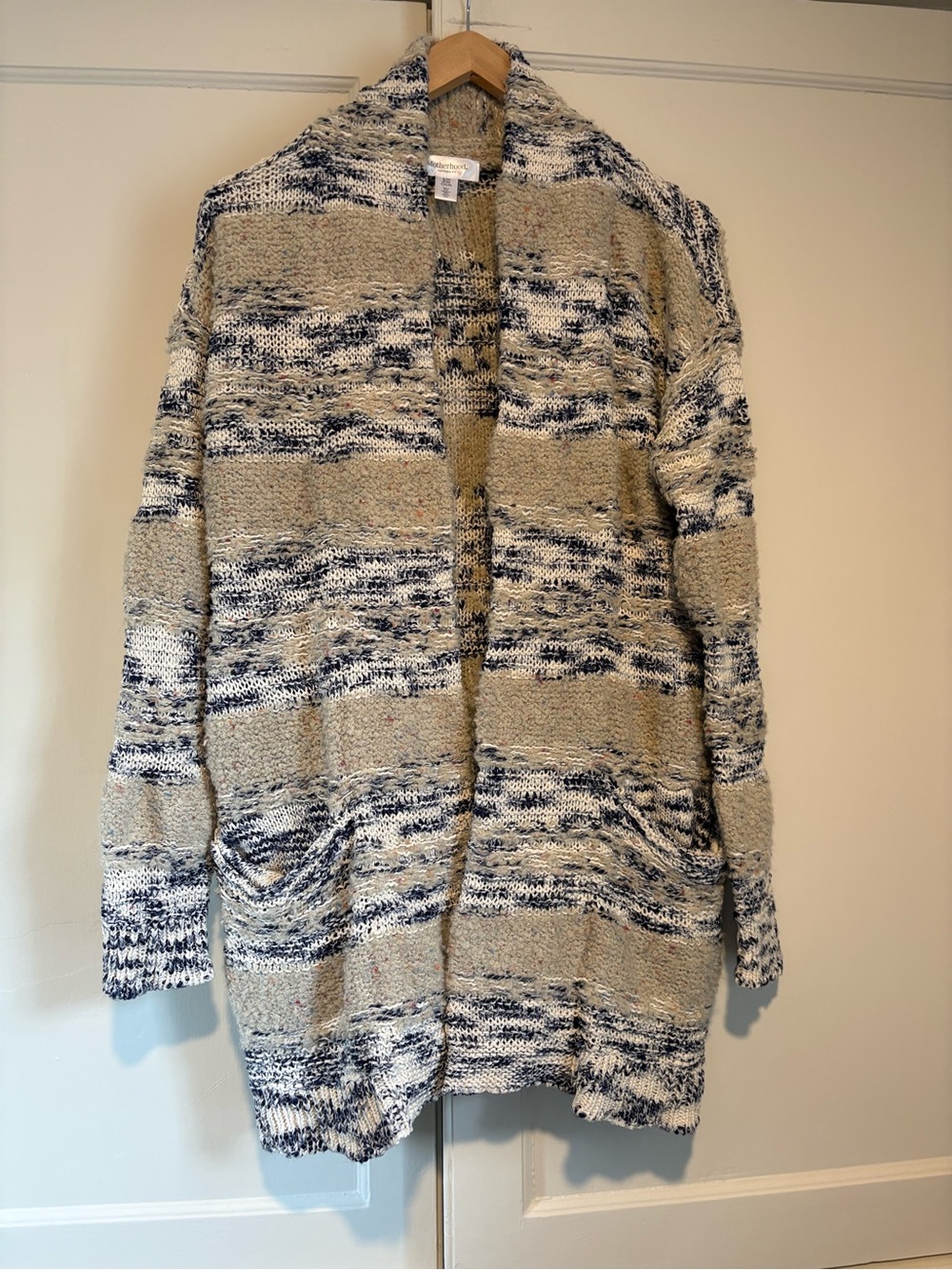 Motherhood Maternity Chunky Knit Textured Cardigan
